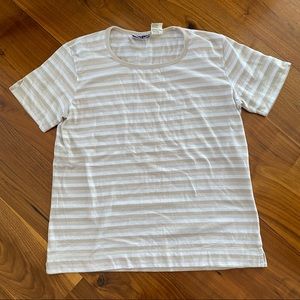 💰Erika and co nude colored striped tee💰